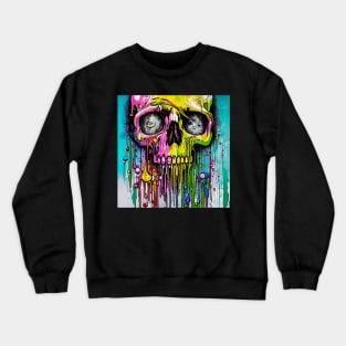 Drippy Skull Crewneck Sweatshirt